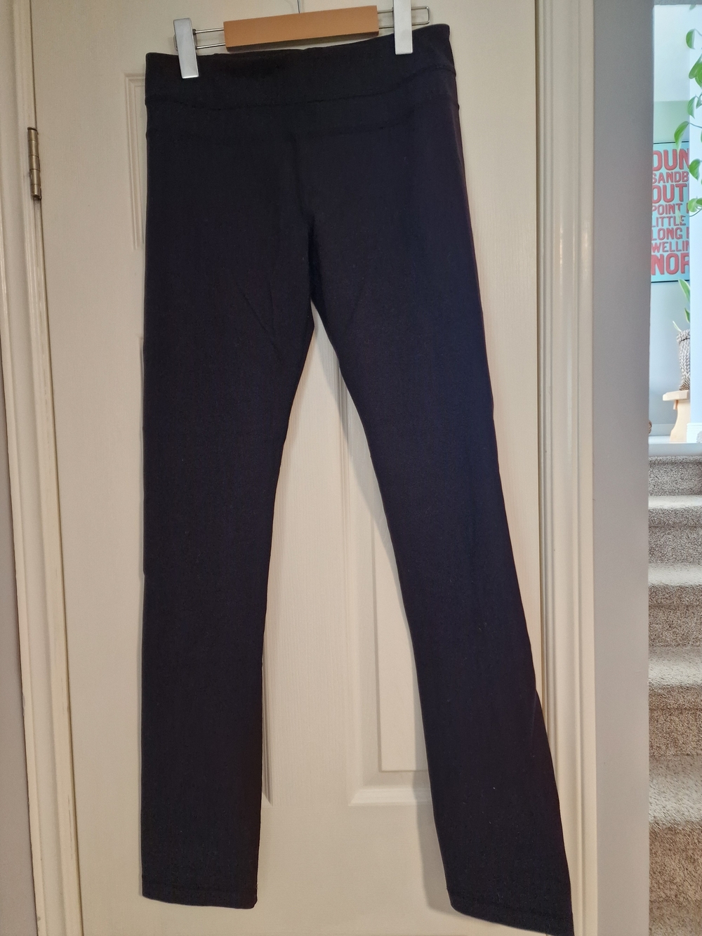 Black Lululemon Leggings, Size 8 Tall